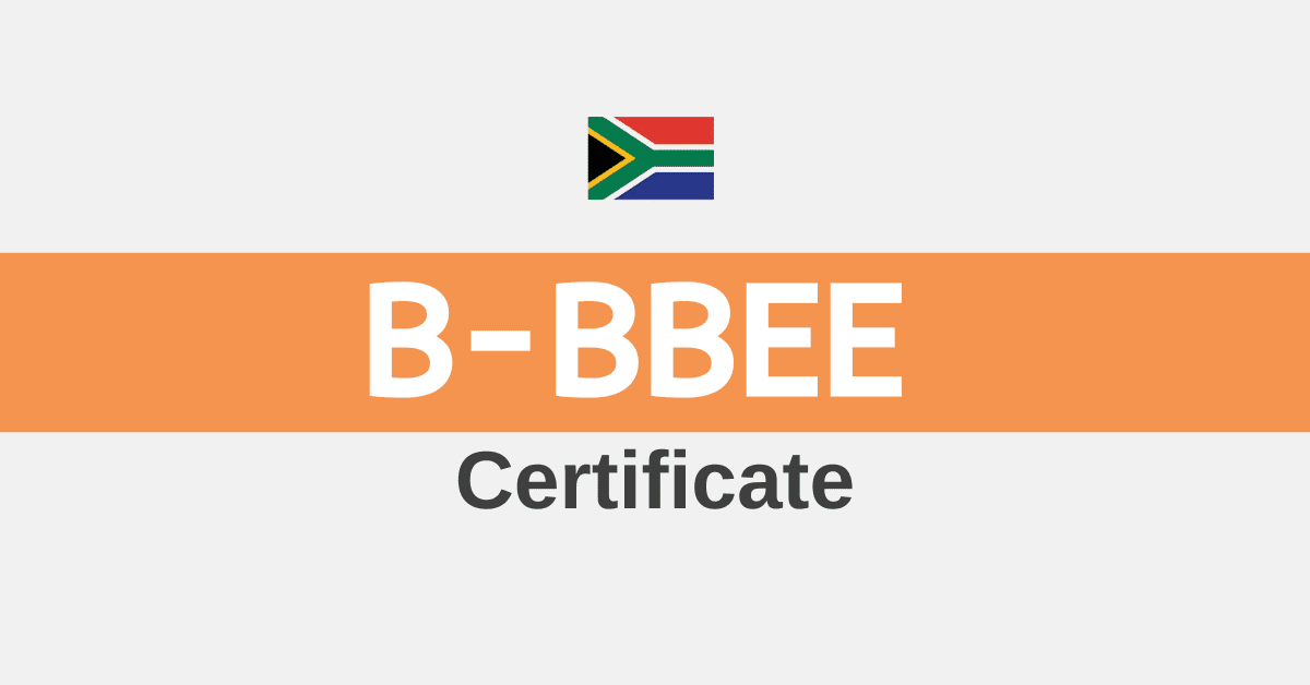 How to Request My B-BBEE Certificate