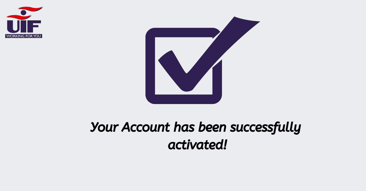 How to Activate your UIF Account