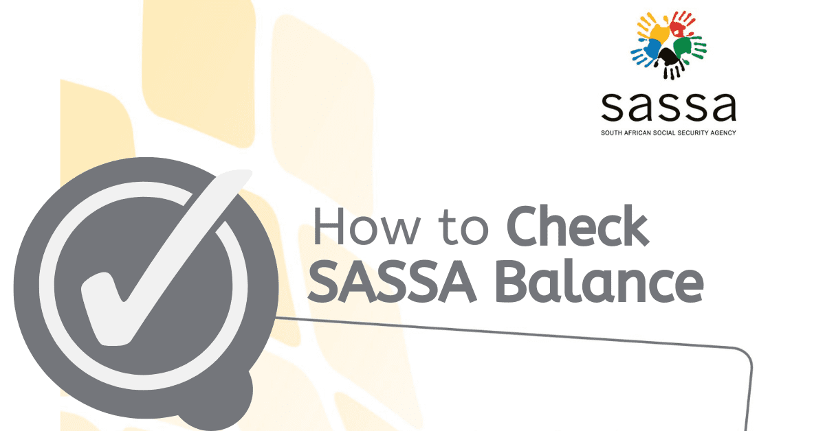 How to Check SASSA Balance
