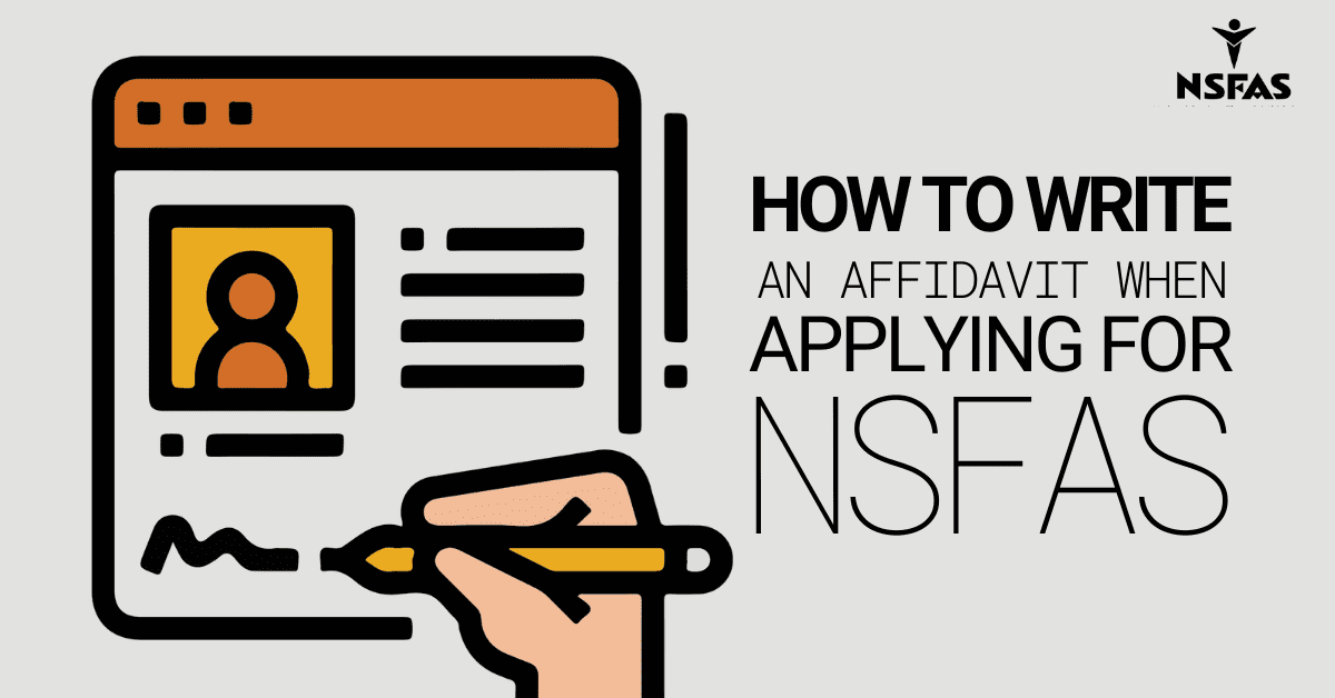 How to Write an Affidavit When Applying for NSFAS