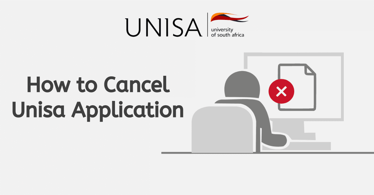 How to Cancel Unisa Application
