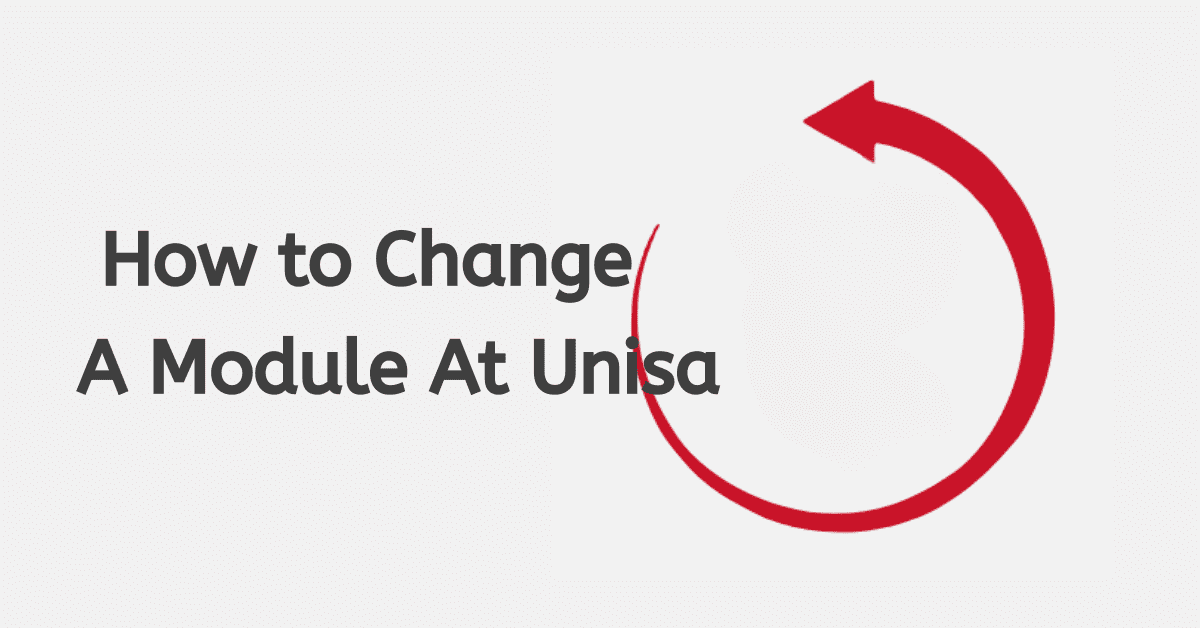 How to Change A Module At Unisa