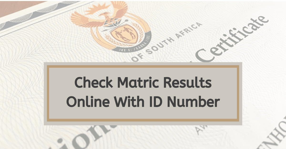 How to Check Matric Results Online with ID Number