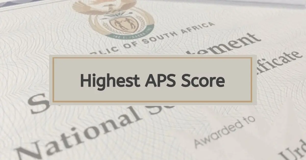 What Is the Highest APS Score?