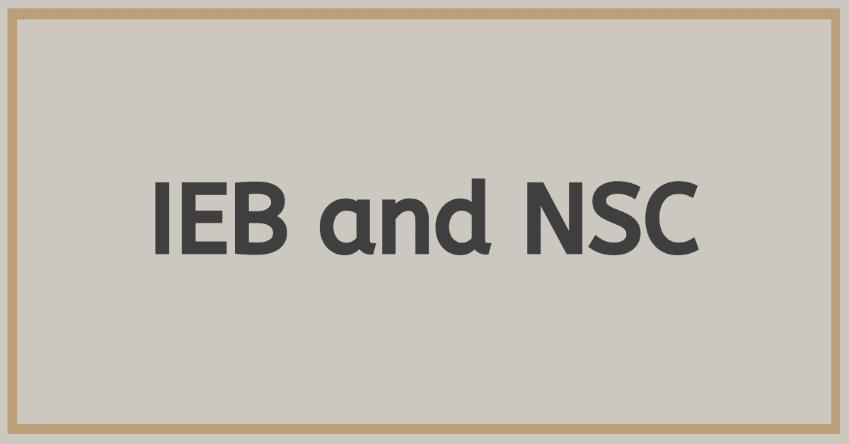What Is the Difference Between The IEB And NSC?