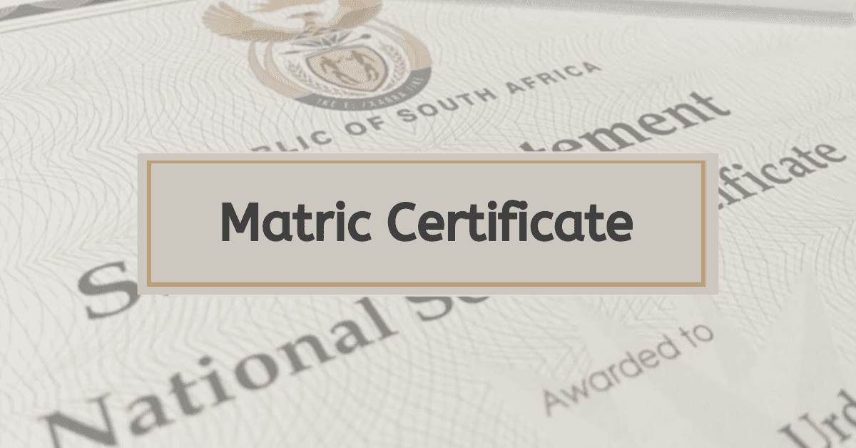 How to Get a Matric Certificate Fast