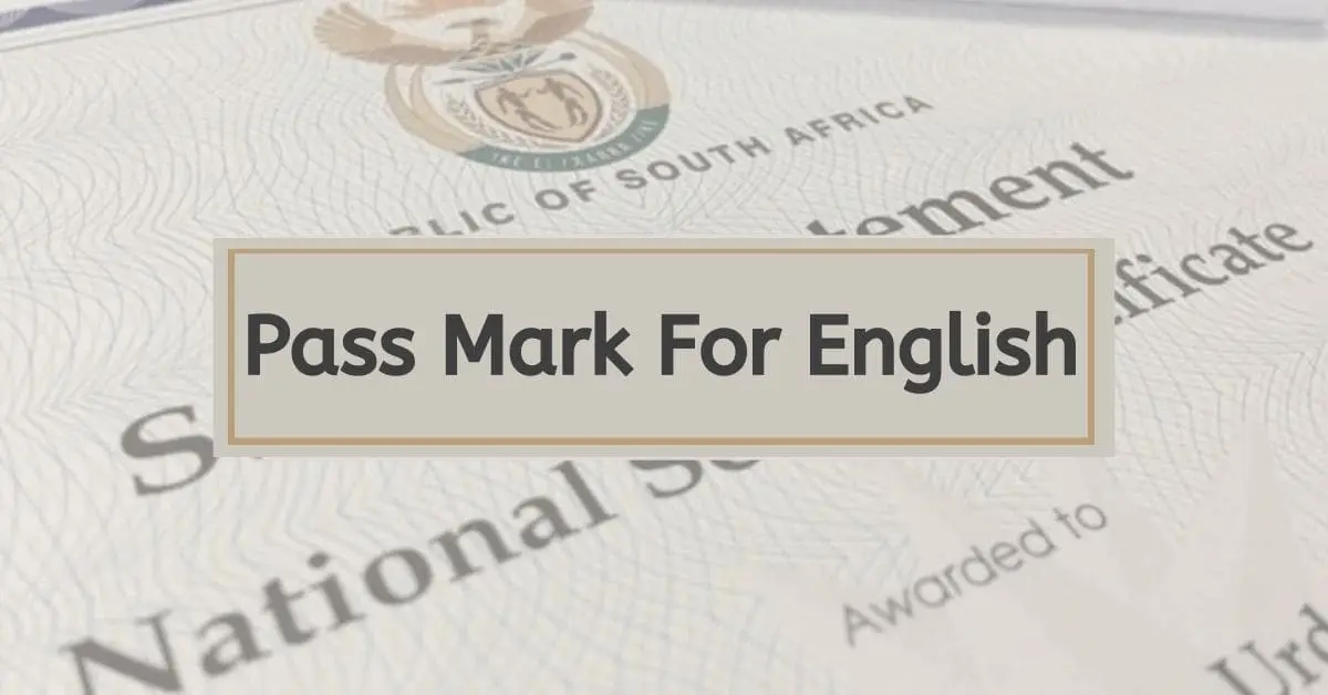 What Is The Pass Mark For English