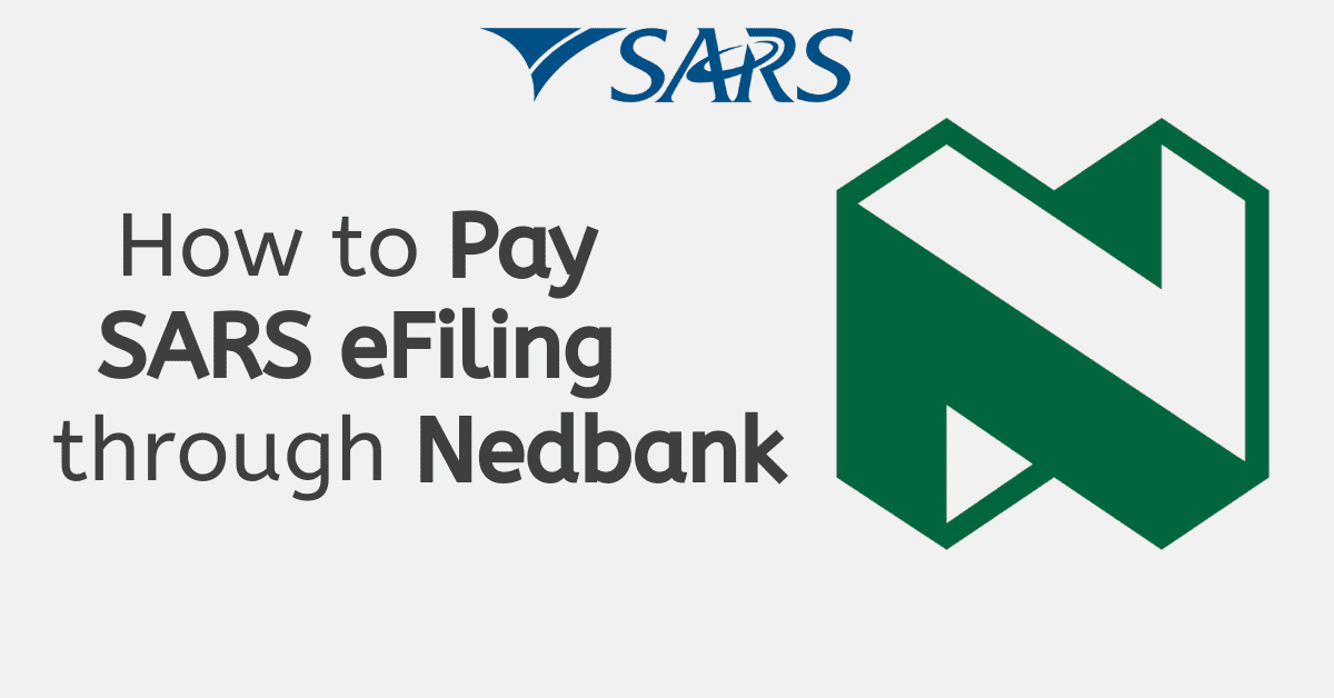 How to Pay SARS eFiling through Nedbank