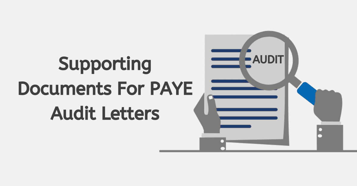 How to Submit Supporting Documents For PAYE Audit Letters