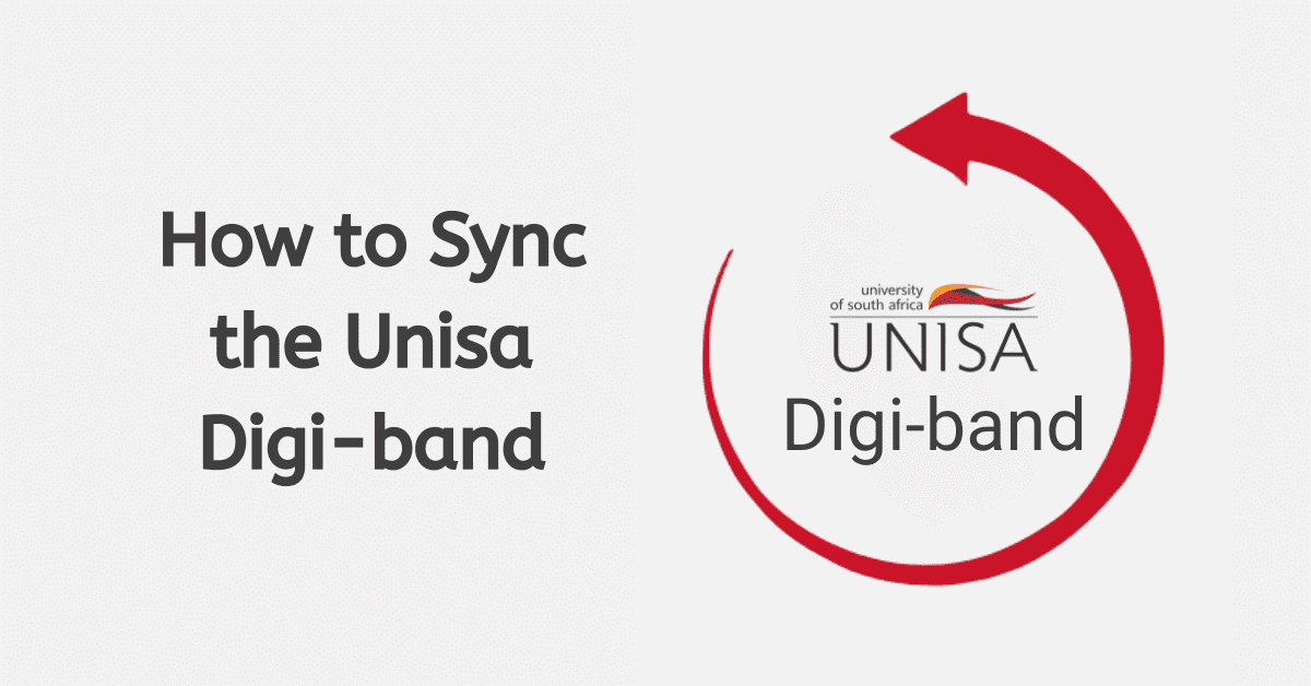 How to Sync the Unisa Digi-band