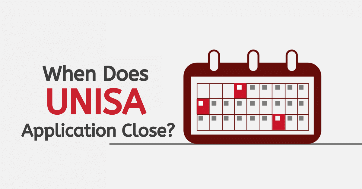 When Does UNISA Application Close?