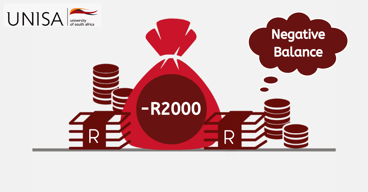 What Does A Negative Balance Mean At Unisa?